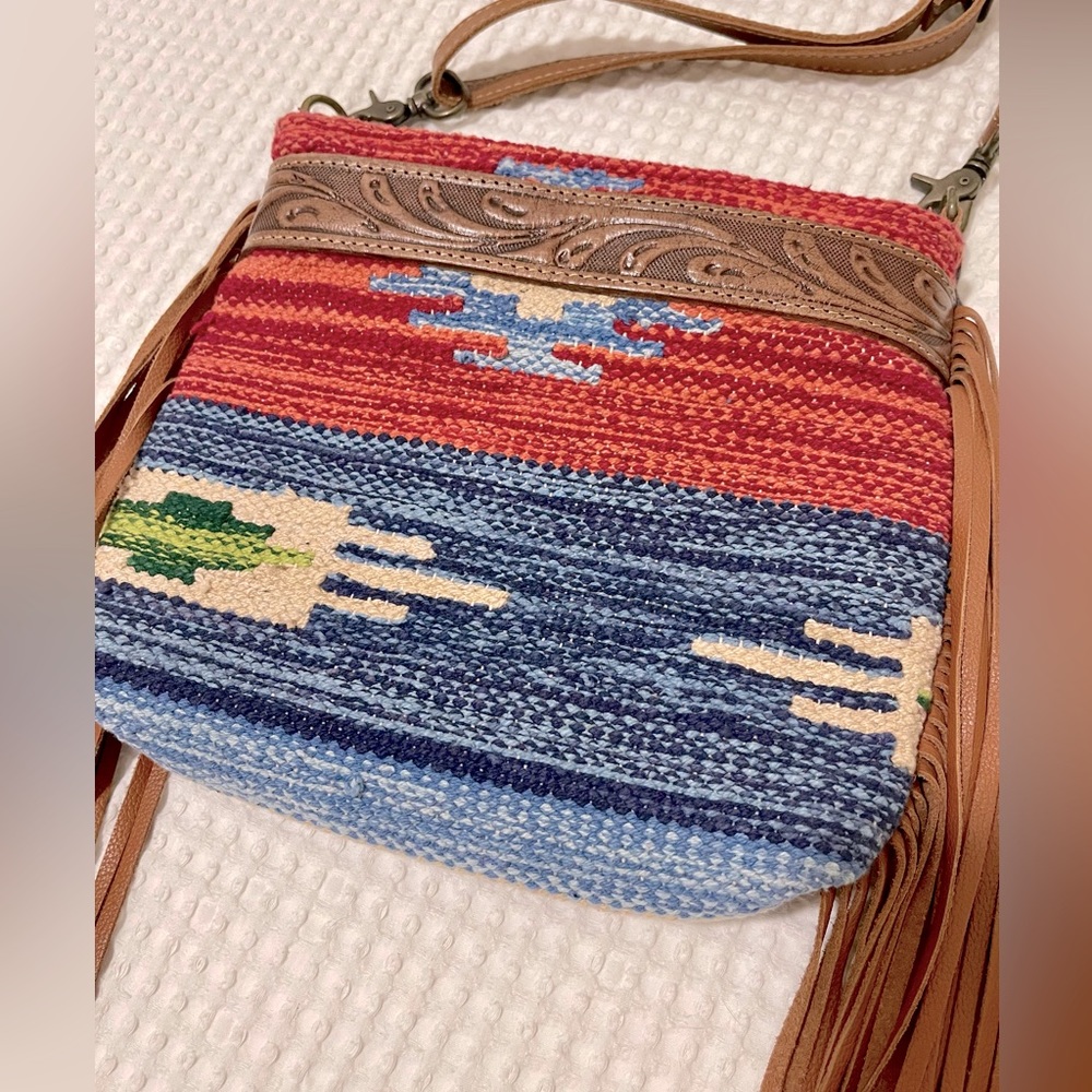 Myra Bag Leather Fringe Crossbody